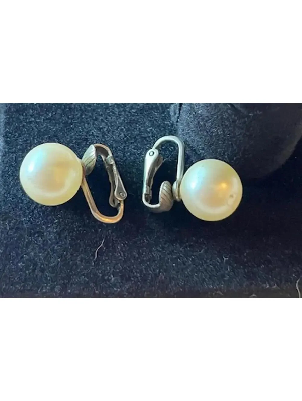 Vintage Pearl Clip-On Earrings